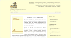 Desktop Screenshot of criticaletteraria.net