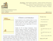 Tablet Screenshot of criticaletteraria.net